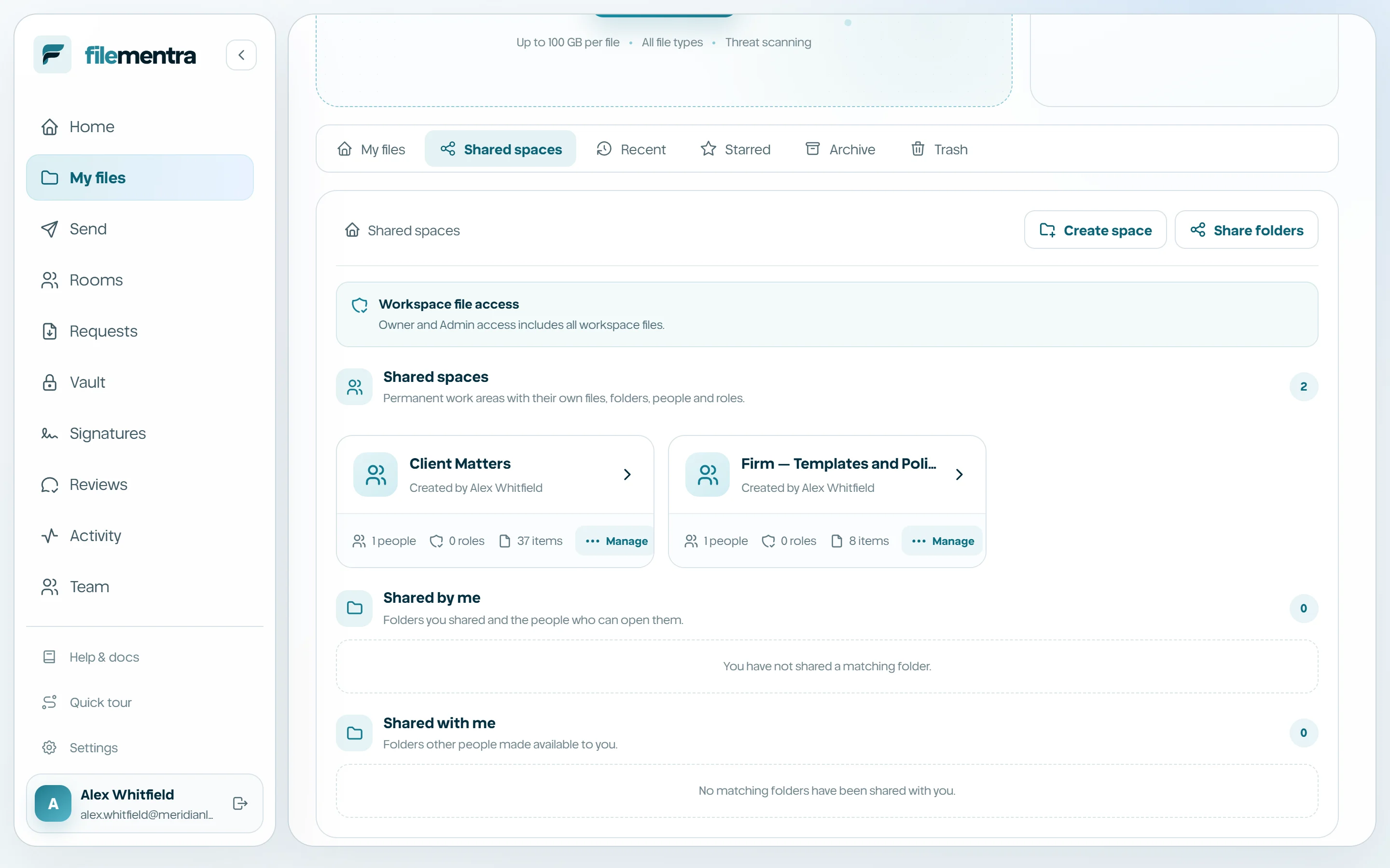Drive tabs with grid and list layout controls.